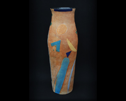 Blue Splash Vase