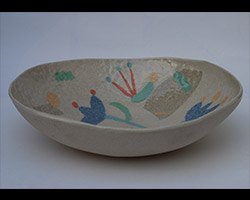 Inlaid Clay Bowl