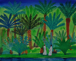 Nile Palm Trees